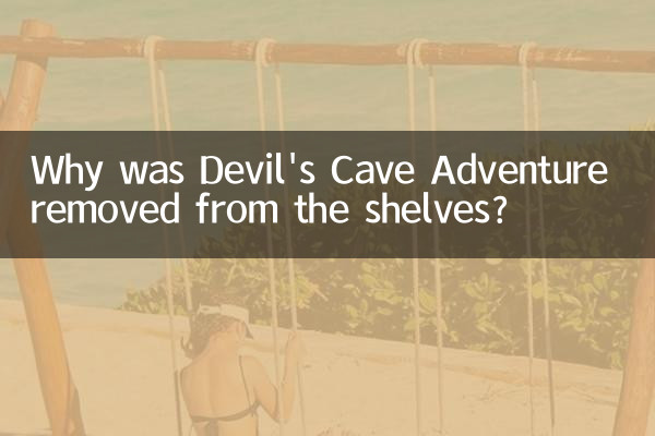 Why was Devil's Cave Adventure removed from the shelves?