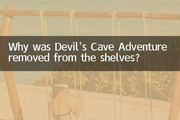 Why was Devil's Cave Adventure removed from the shelves?