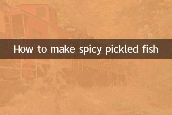 How to make spicy pickled fish