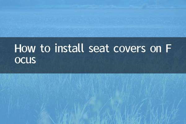 How to install seat covers on Focus