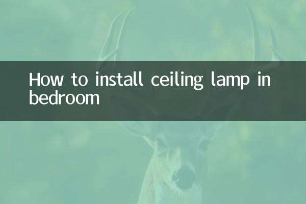 বেডরুমে সিলিং ল্যাম্প কিভাবে ইনস্টল করবেন