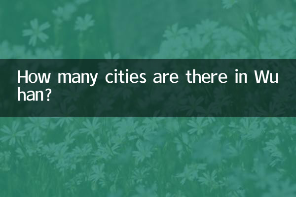 Combien de villes y a-t-il à Wuhan ?