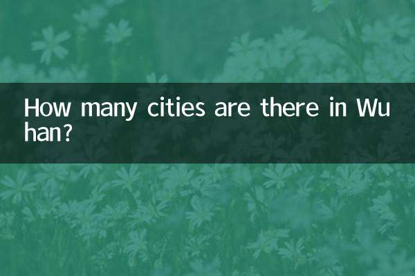 উহানে কয়টি শহর আছে?