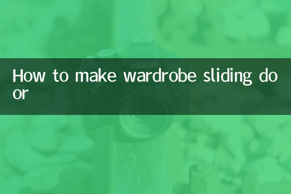 Wie man eine Schiebetür für einen Kleiderschrank baut