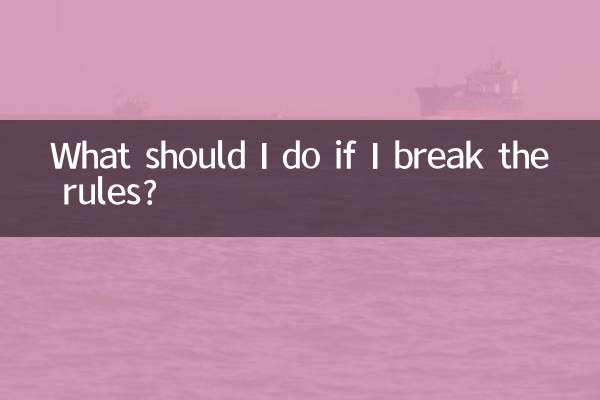 규칙을 어기면 어떻게 해야 합니까?