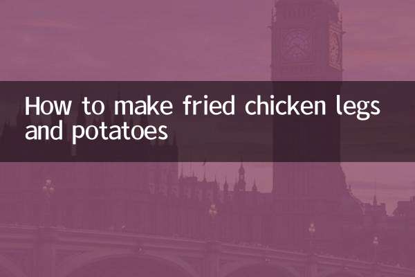 Wie man gebratene Hähnchenschenkel und Kartoffeln zubereitet