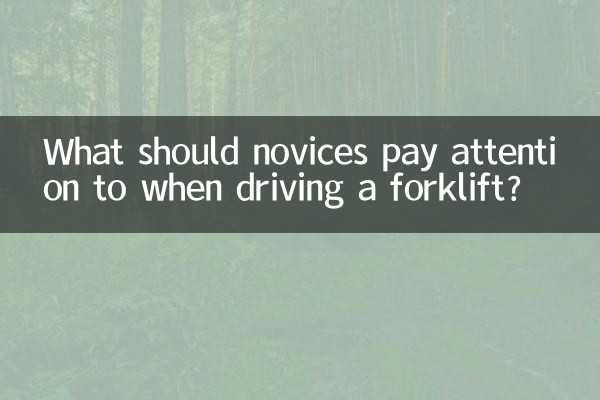 A cosa dovrebbero prestare attenzione i principianti quando guidano un carrello elevatore?