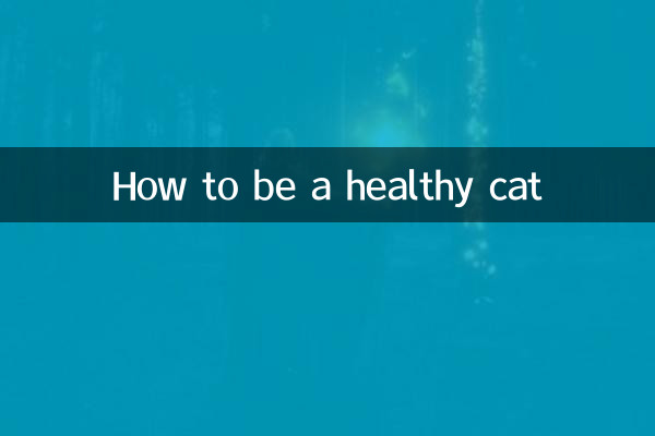 Comment être un chat en bonne santé