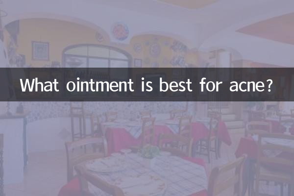 Quelle pommade est la meilleure contre l’acné ?