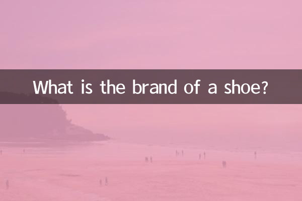 一個鞋的牌子是什麼