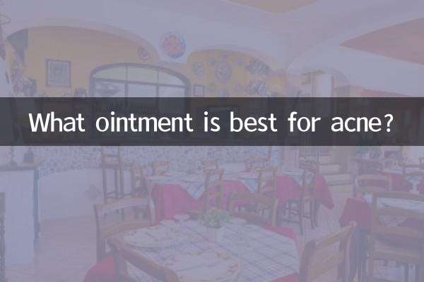 Qual pomada é melhor para acne?
