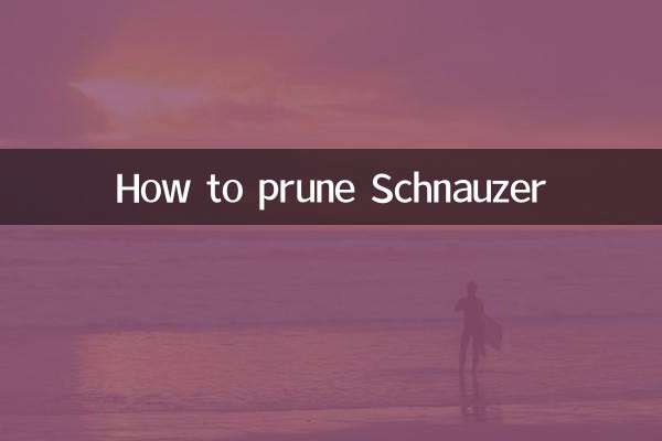 Wie man Schnauzer beschneidet