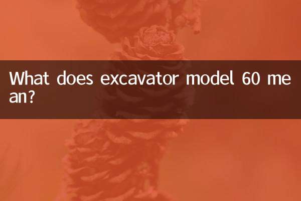ماذا يعني نموذج الحفار 60؟