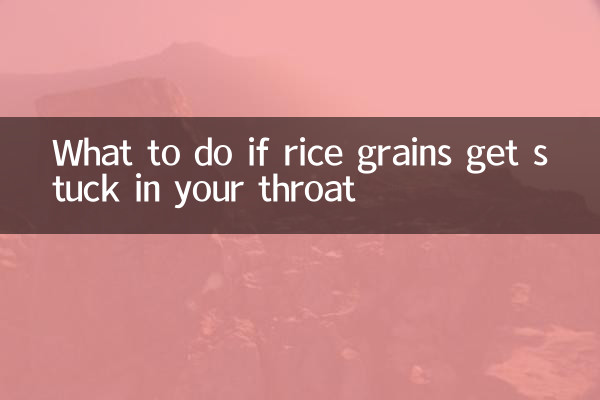 ধানের শীষ গলায় আটকে গেলে কী করবেন