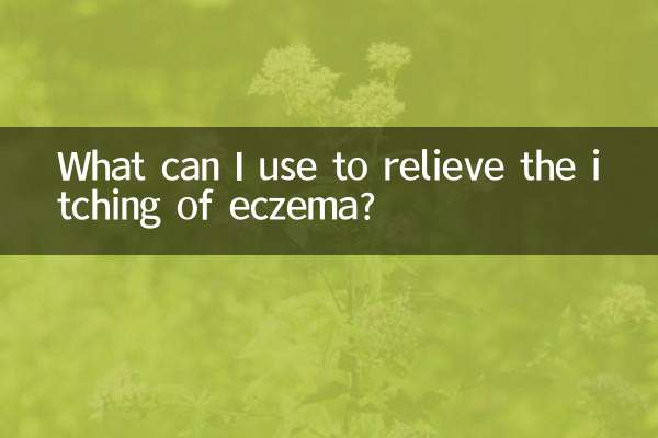 O que posso usar para aliviar a coceira do eczema?