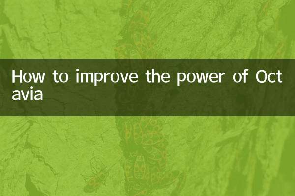 옥타비아의 힘을 향상시키는 방법
