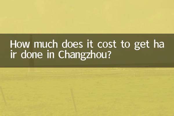 Combien coûte une coiffure à Changzhou ?
