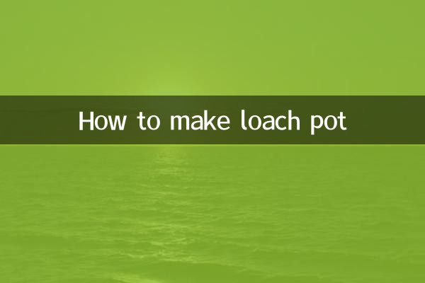 Come preparare la pentola per cobiti