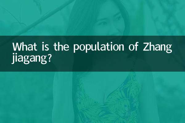 Qual é a população de Zhangjiagang?
