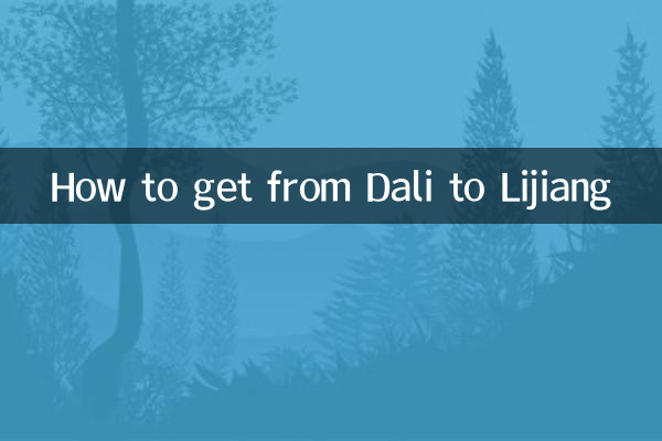 How to get from Dali to Lijiang