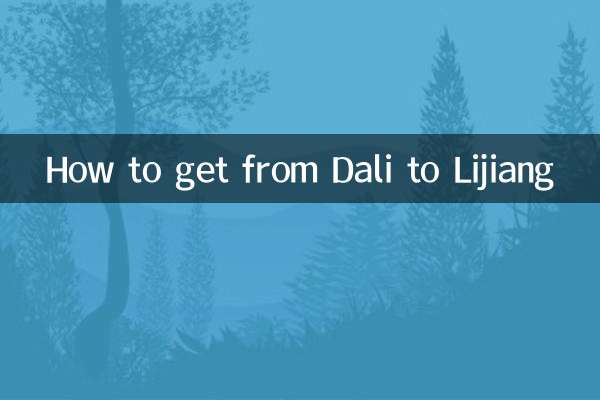 How to get from Dali to Lijiang