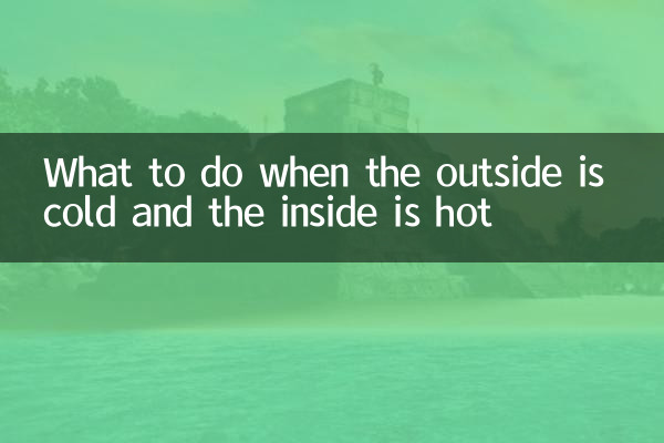 Was tun, wenn es außen kalt und innen heiß ist?