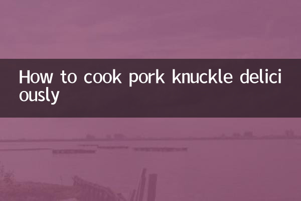 Como cozinhar deliciosamente a junta de porco