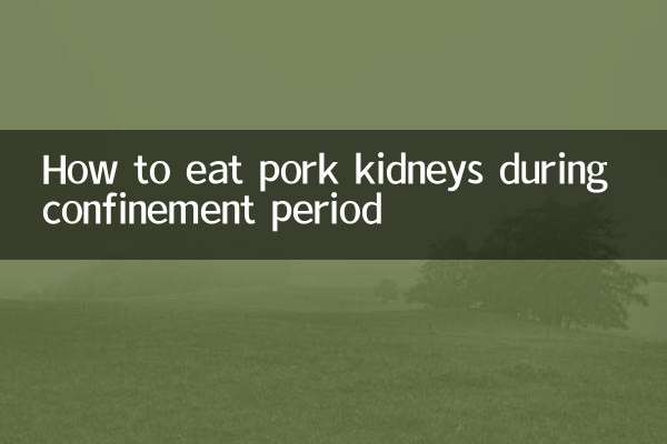 Cómo comer riñones de cerdo durante el confinamiento