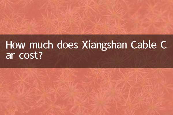 كم تبلغ تكلفة تلفريك شيانغشان؟