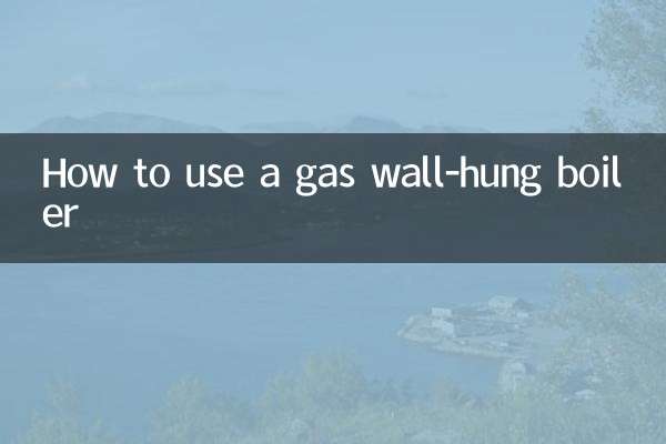 گیس کی دیوار سے لپٹے ہوئے بوائلر کا استعمال کیسے کریں