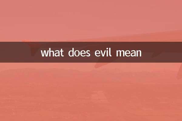 悪とはどういう意味ですか