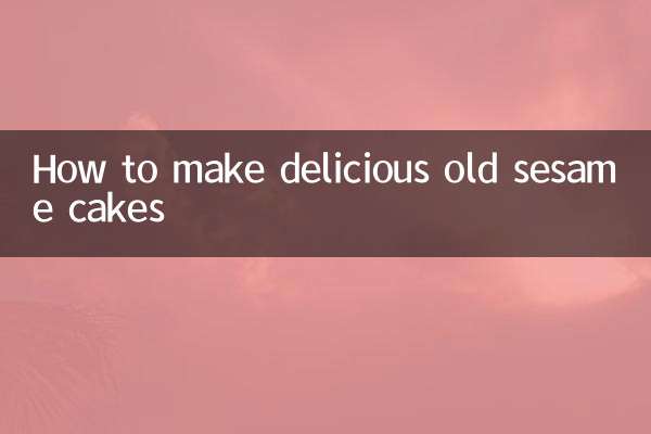Come preparare deliziose torte al sesamo