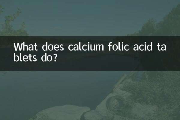 Cosa fanno le compresse di acido folico di calcio?