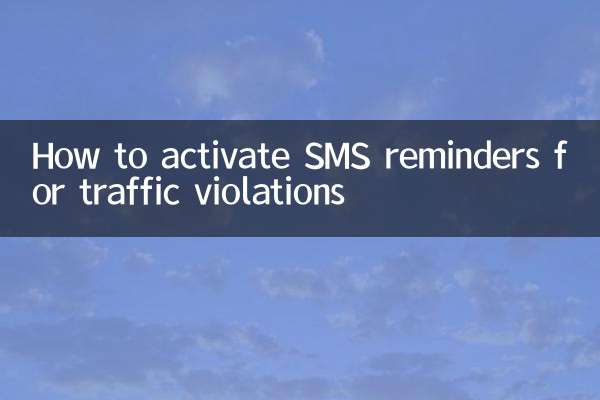So aktivieren Sie SMS-Erinnerungen bei Verkehrsverstößen