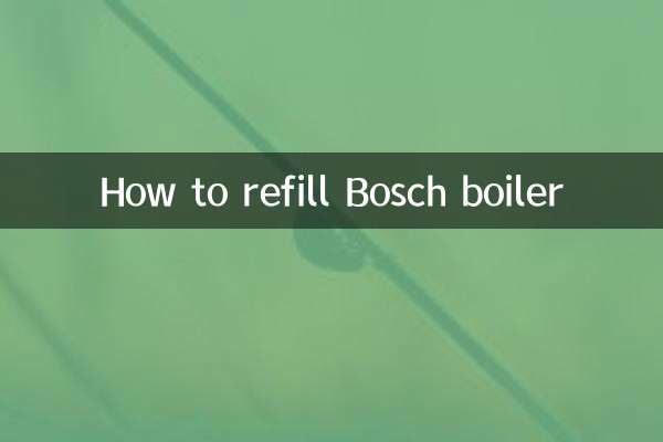 Как заправить бойлер Бош