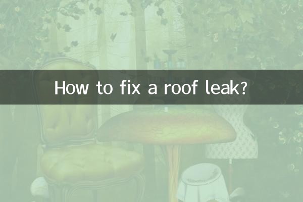 Comment réparer une fuite de toiture ?