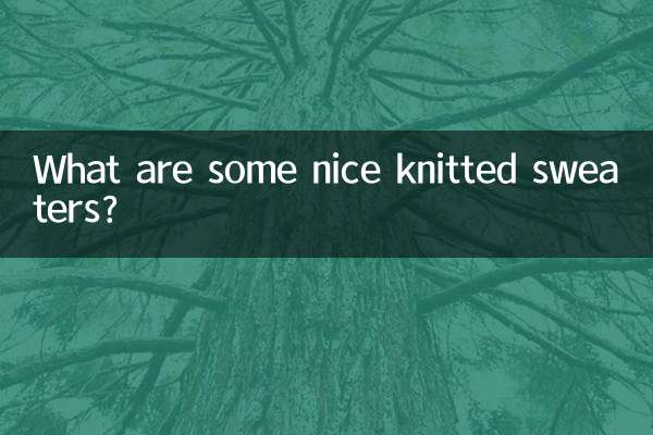 Welche schönen Strickpullover gibt es?