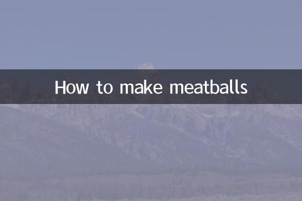 मीटबॉल कैसे बनाते हैं