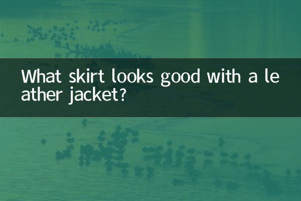चमड़े की जैकेट के साथ कौन सी स्कर्ट अच्छी लगती है?