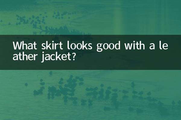 चमड़े की जैकेट के साथ कौन सी स्कर्ट अच्छी लगती है?