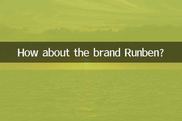 Wie wäre es mit der Marke Runben?
