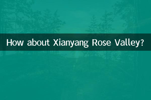 Wie wäre es mit dem Xianyang-Rosental?