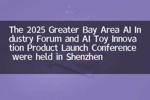 The 2025 Greater Bay Area AI Industry Forum and AI Toy Innovation Product Launch Conference were held in Shenzhen