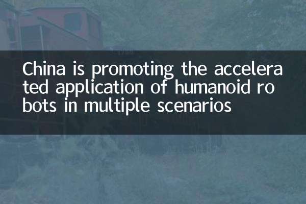 China is promoting the accelerated application of humanoid robots in multiple scenarios