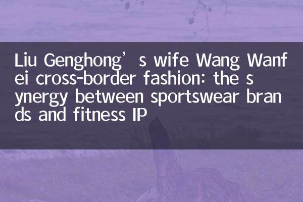 Liu Genghong’s wife Wang Wanfei cross-border fashion: the synergy between sportswear brands and fitness IP
