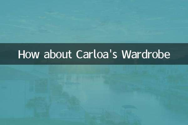 Que tal o guarda -roupa de Carloa