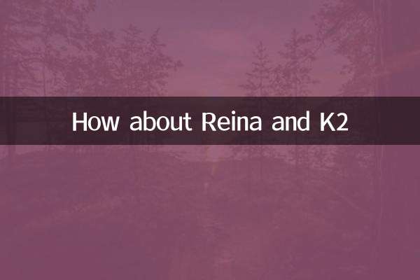 Reina와 K2는 어떻습니까?