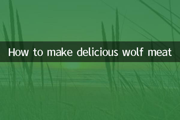 Como fazer uma deliciosa carne de lobo