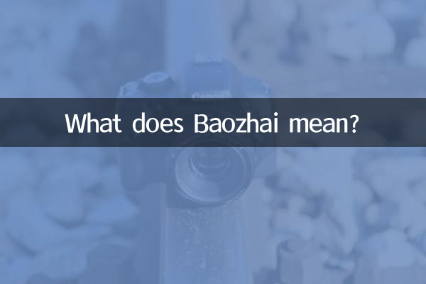 Что означает Баочжай?