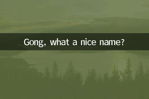 Gong, que nome bonito?